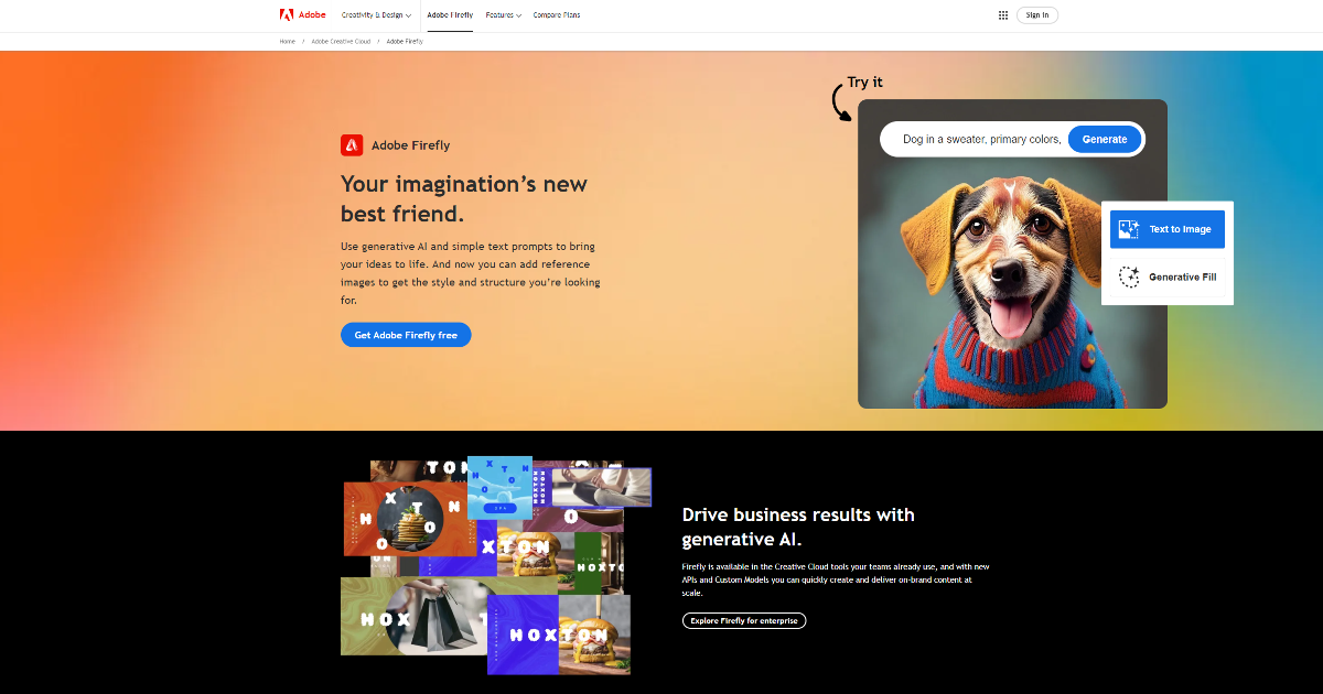 Adobe Firefly screenshot 1