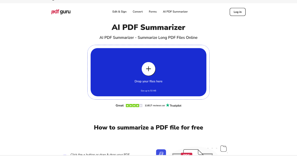 AI PDF Summarizer by PDF Guru screenshot 1