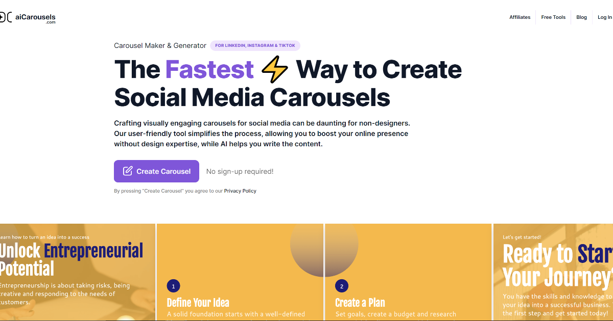 AICarousels screenshot 1