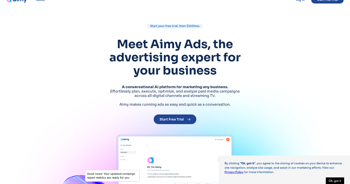 Aimy Ads screenshot 1