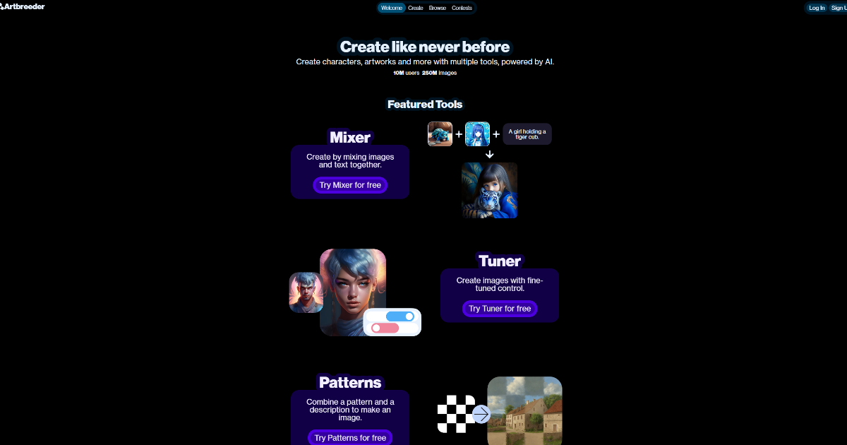 Artbreeder screenshot 1