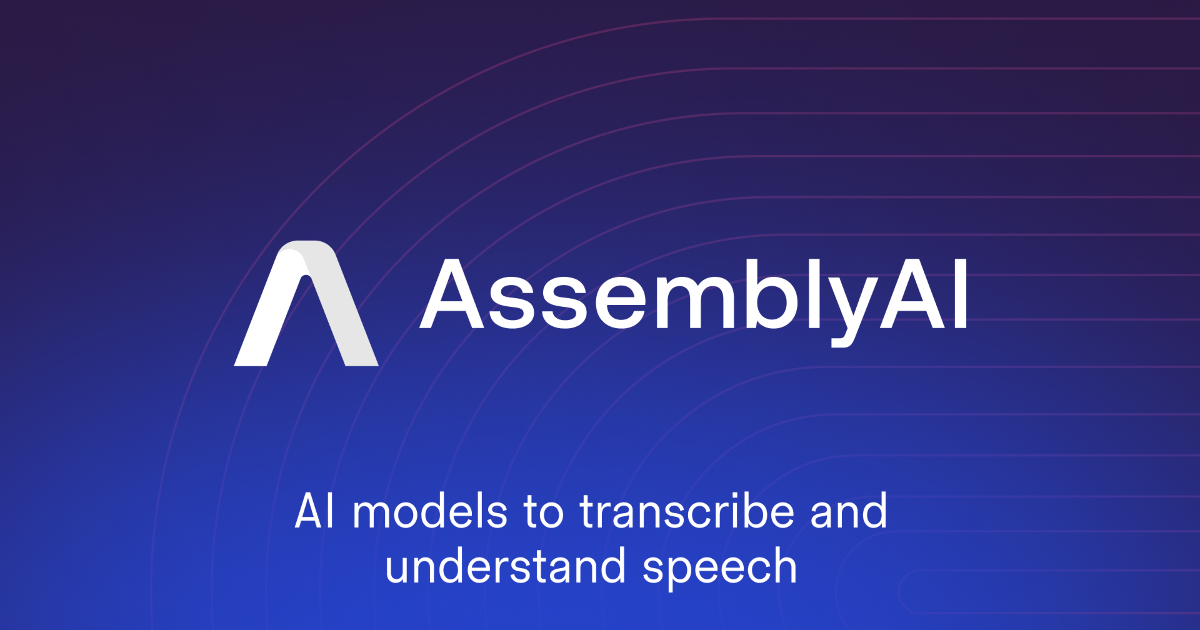 AssemblyAI screenshot 1