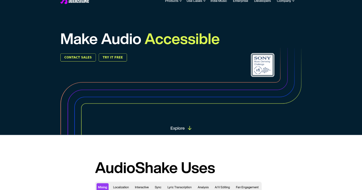 AudioShake screenshot 1