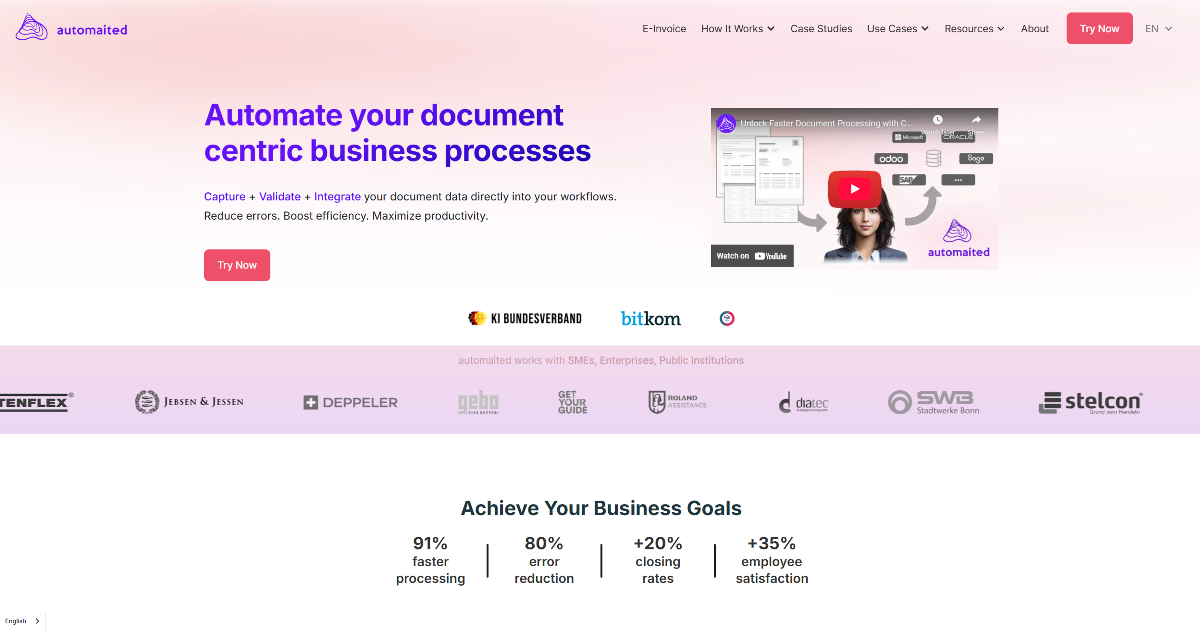 Automaited screenshot 1