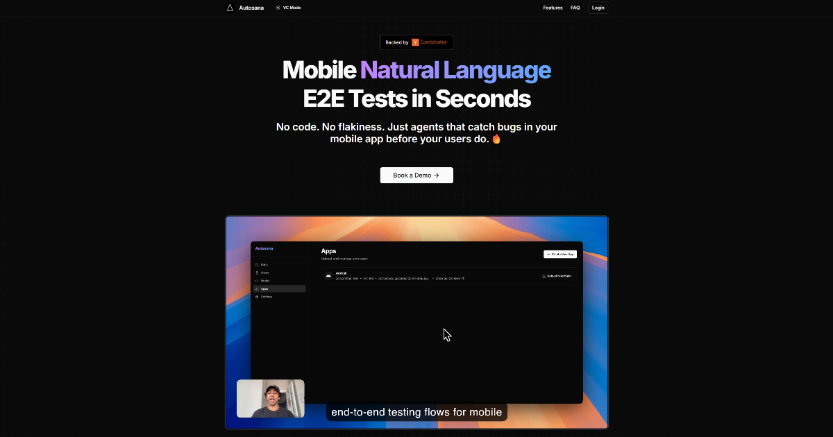 Autosana screenshot 1