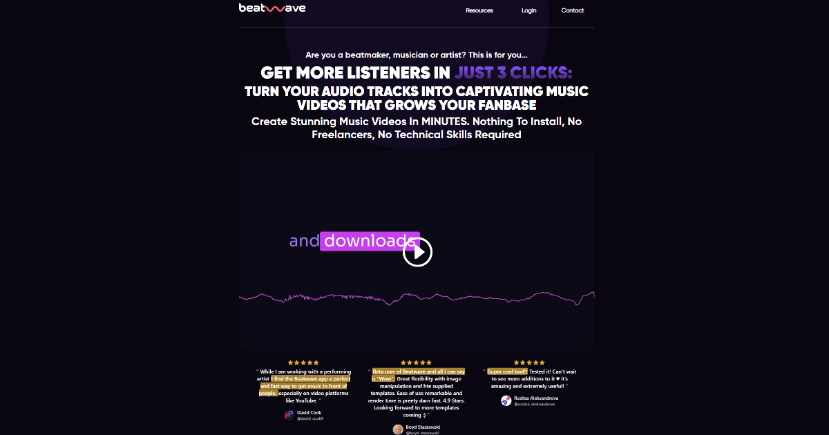 Beatwave screenshot 1