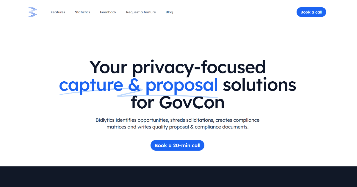 Bidlytics screenshot 1