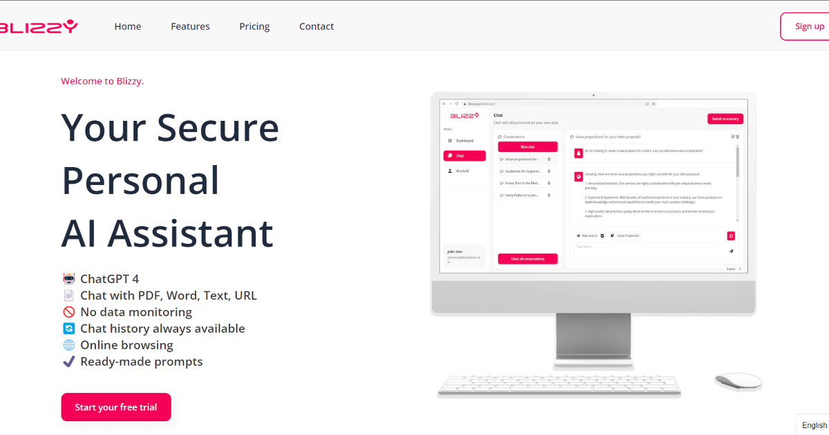 Blizzy AI screenshot 1