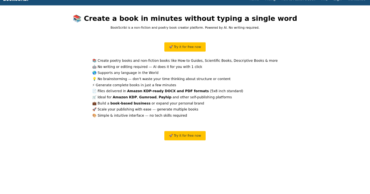 BookScribi screenshot 1