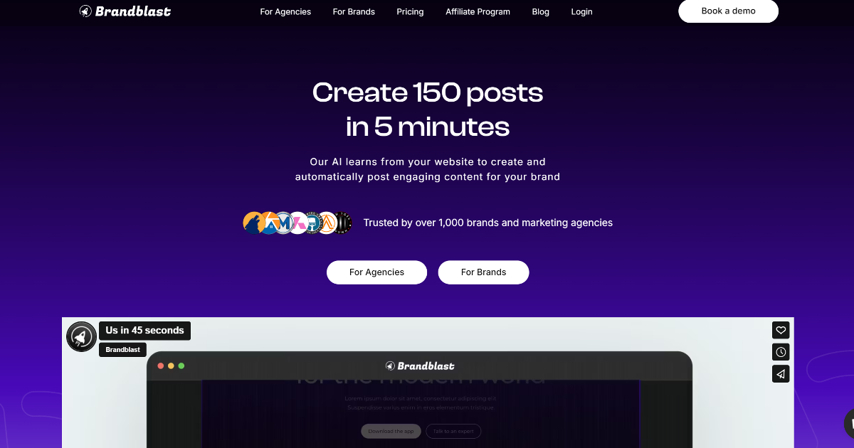 Brandblast.ai screenshot 1