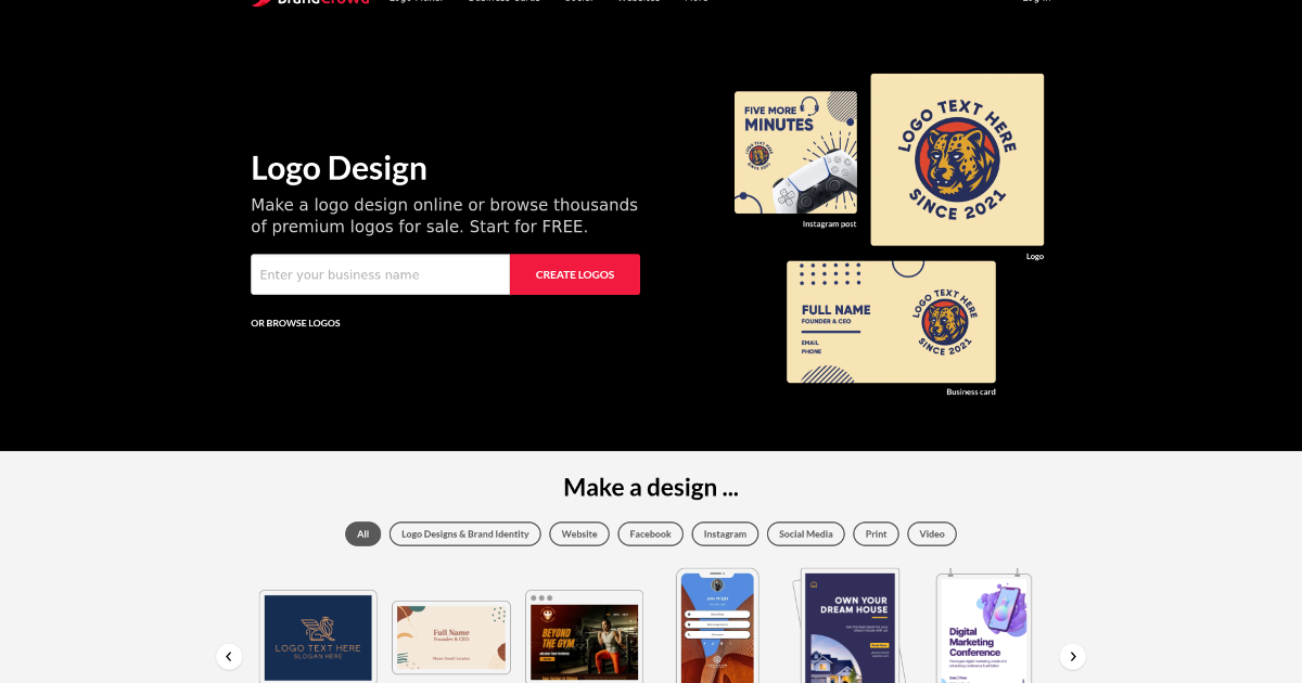 BrandCrowd screenshot 1