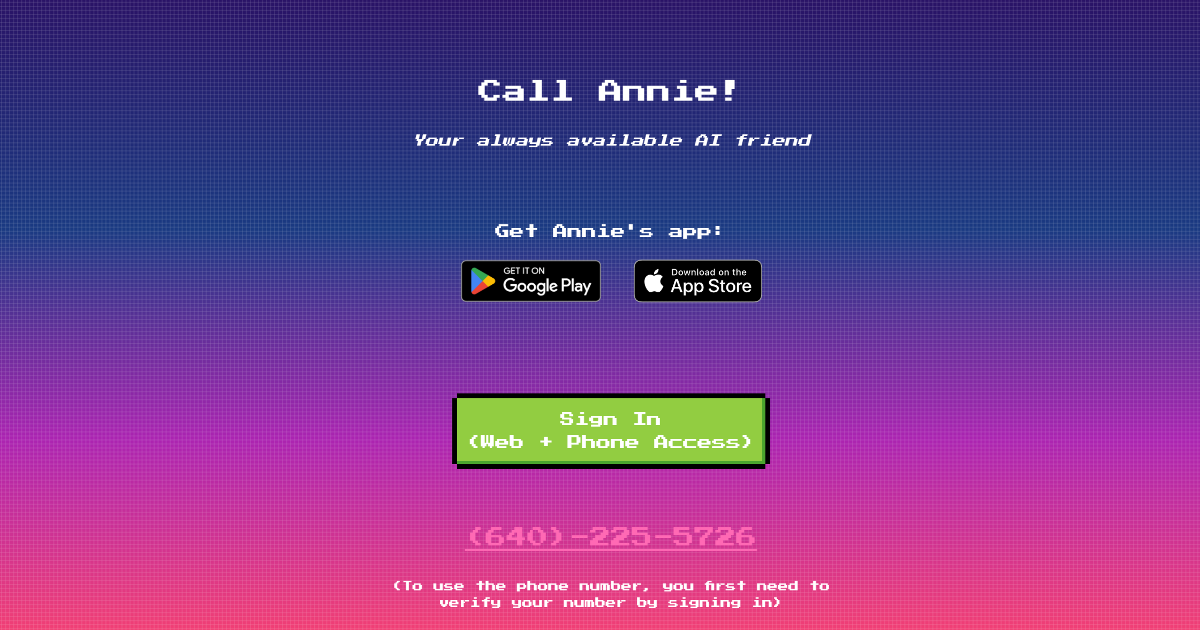 Call Annie screenshot 1