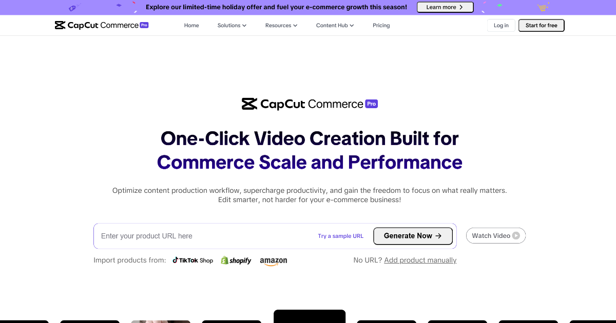 CapCut Commerce screenshot 1
