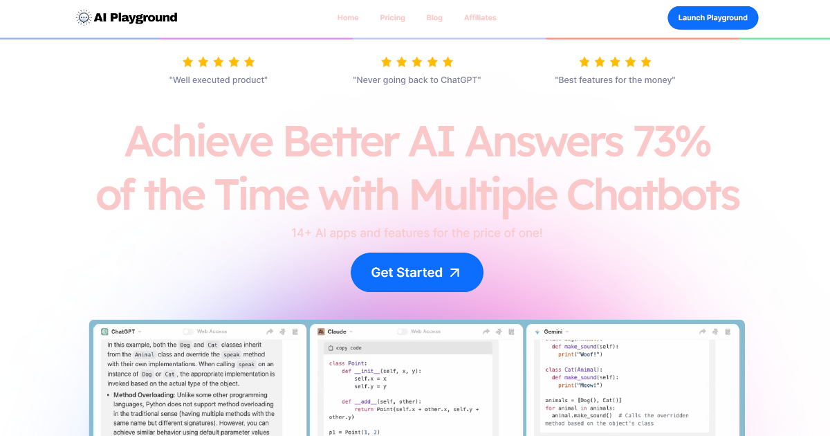 ChatPlayground AI screenshot 1