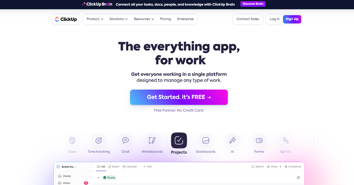 ClickUp screenshot 1