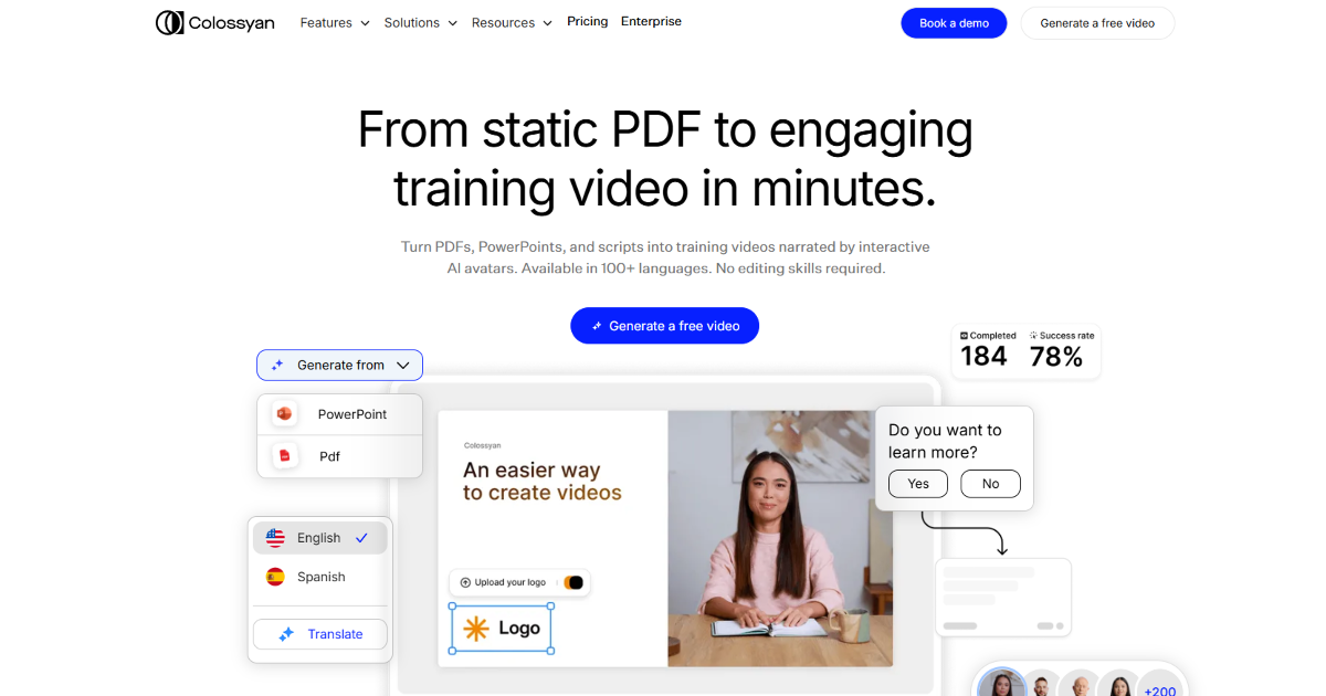 Colossyan screenshot 1