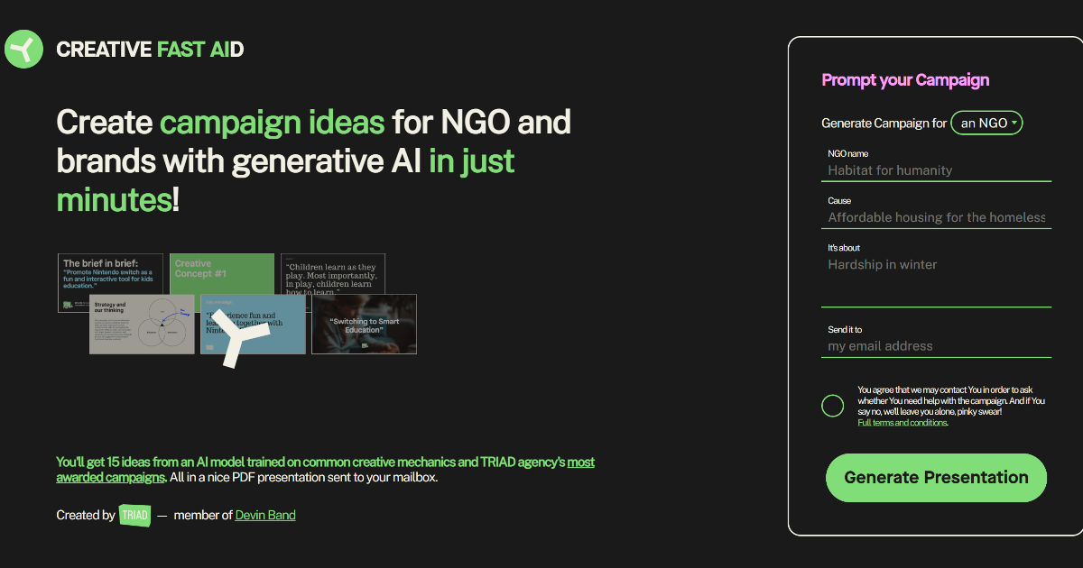 Creative Fast AID screenshot 1