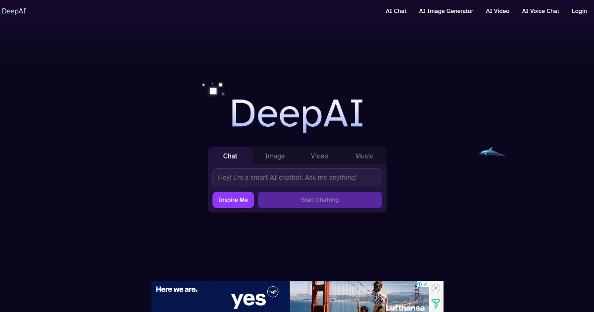 DeepAI screenshot 1