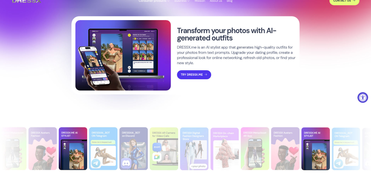 DRESSX.me screenshot 1