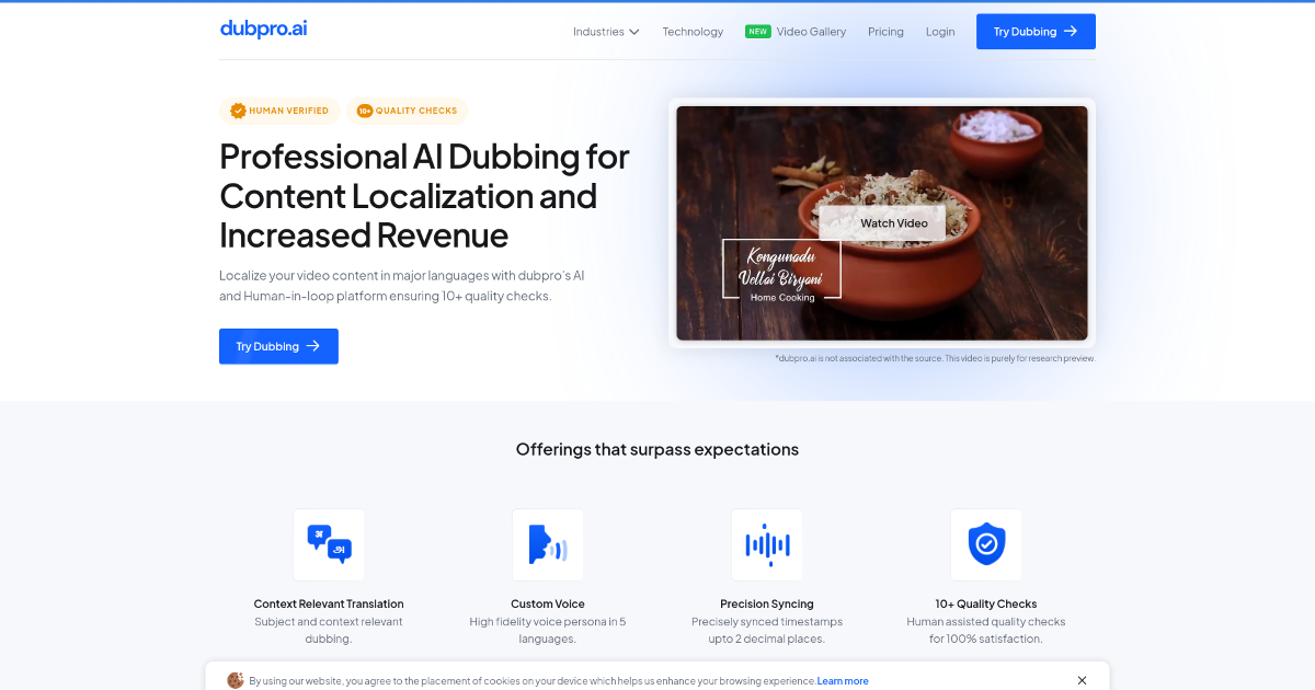 Dubpro.ai screenshot 1