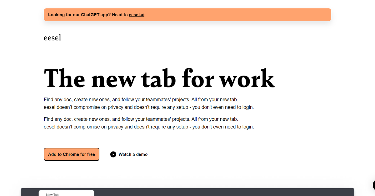 Eesel App screenshot 1