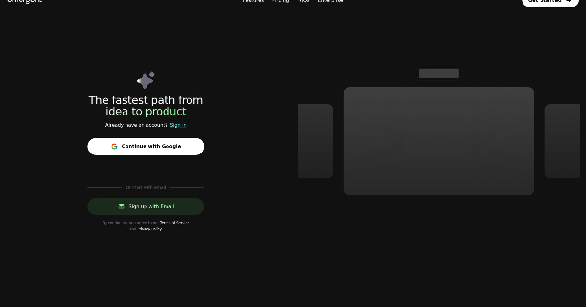 Emergent screenshot 1