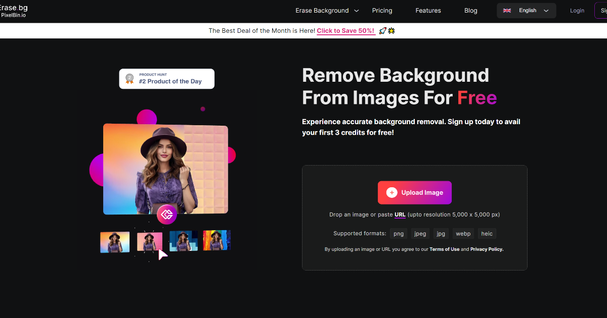 Erase.bg screenshot 1
