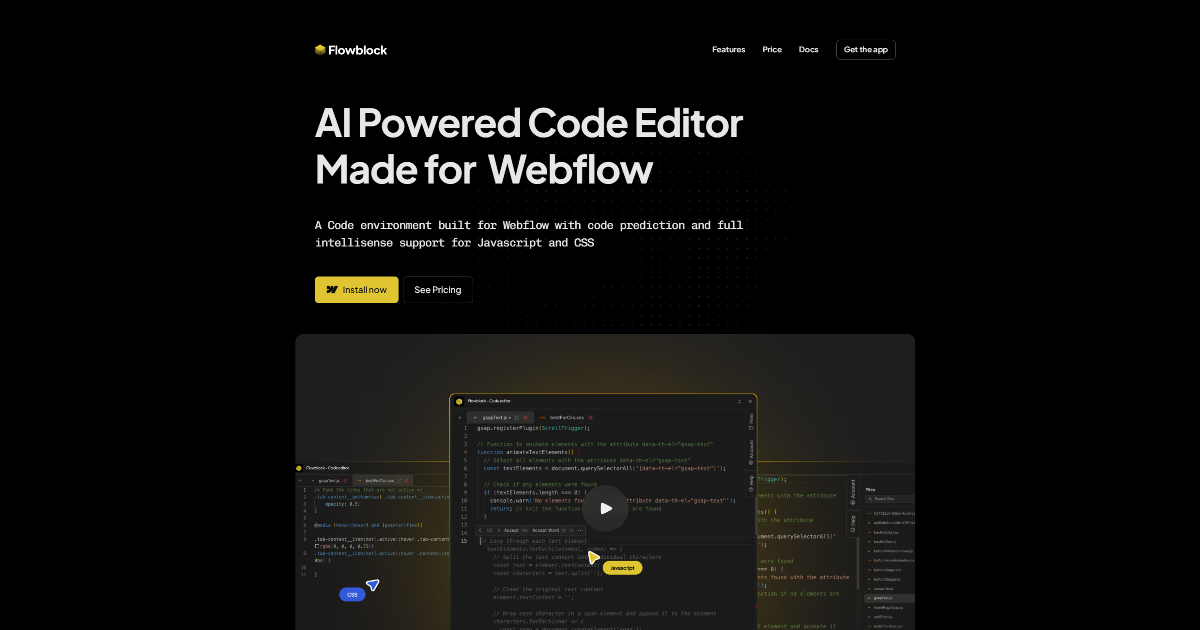 Flowblock screenshot 1