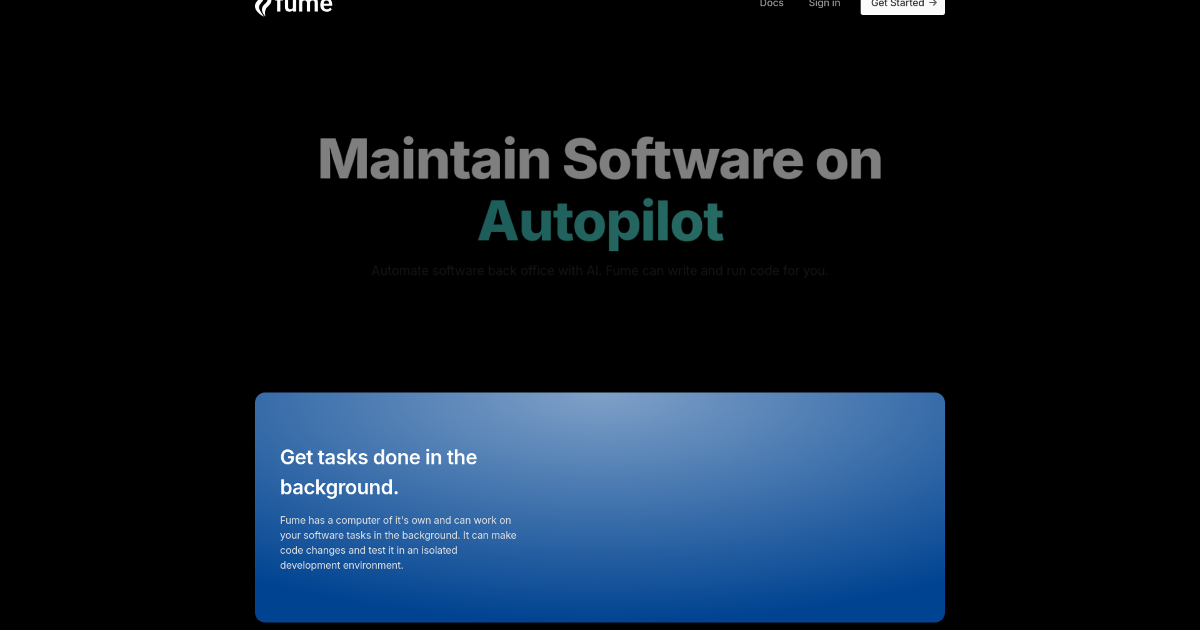 FumeDev screenshot 1