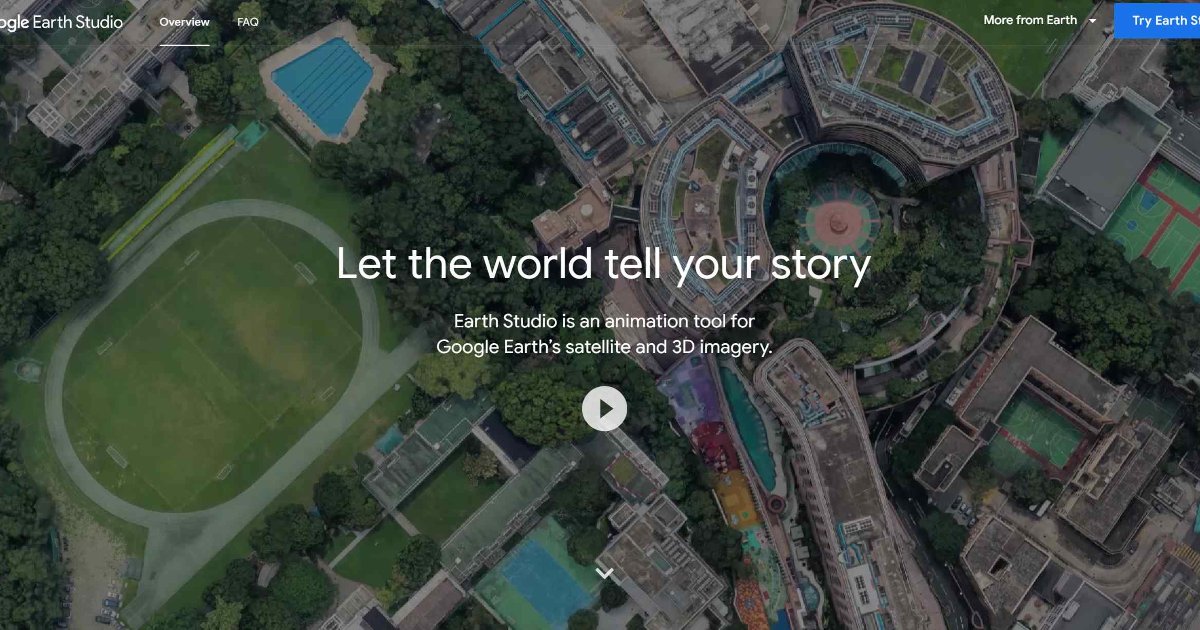 Google Earth Studio screenshot 1