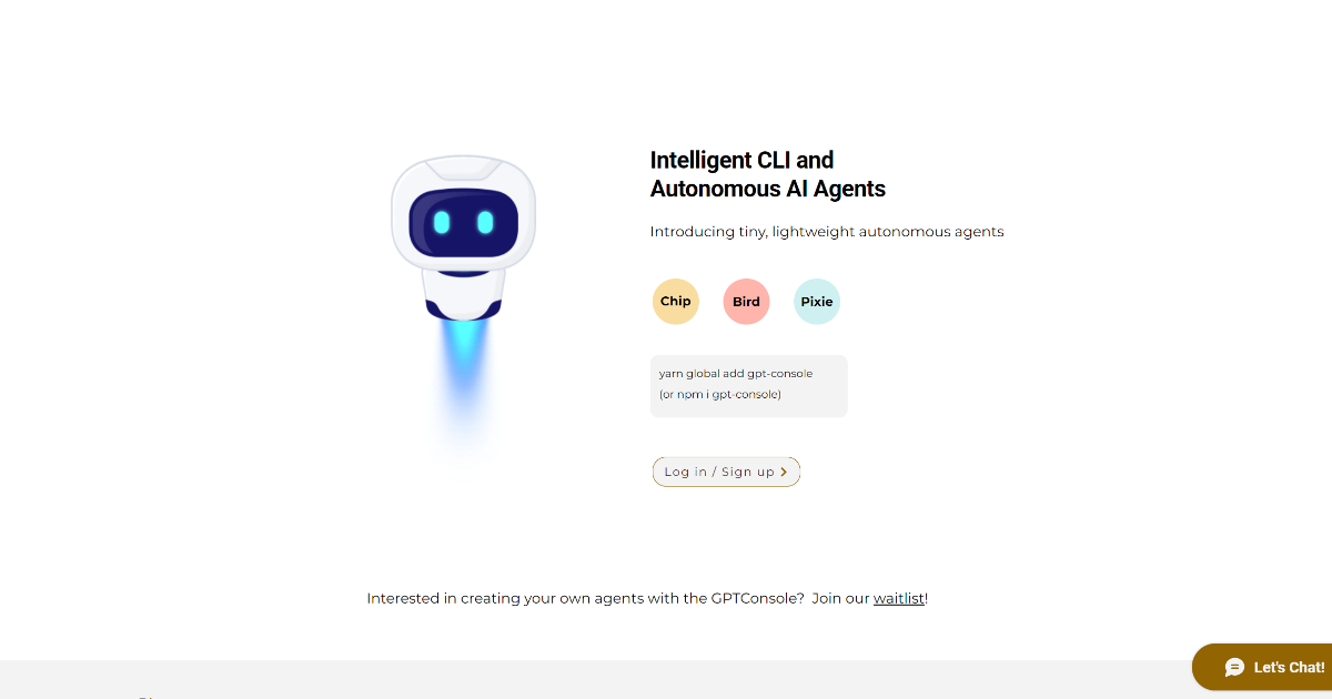 GPTConsole screenshot 1