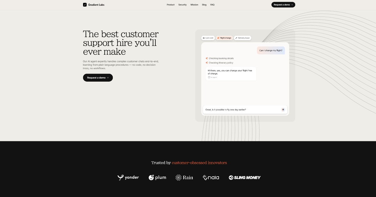 Gradient Labs screenshot 1