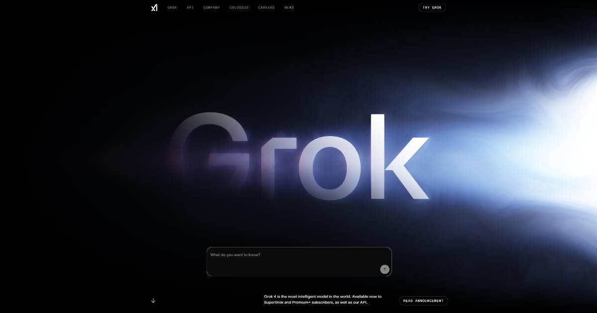 Grok screenshot 1