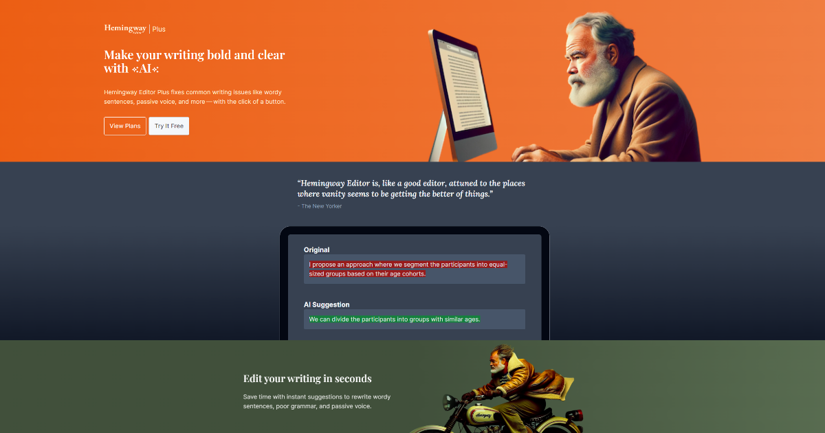 Hemingway Editor screenshot 1