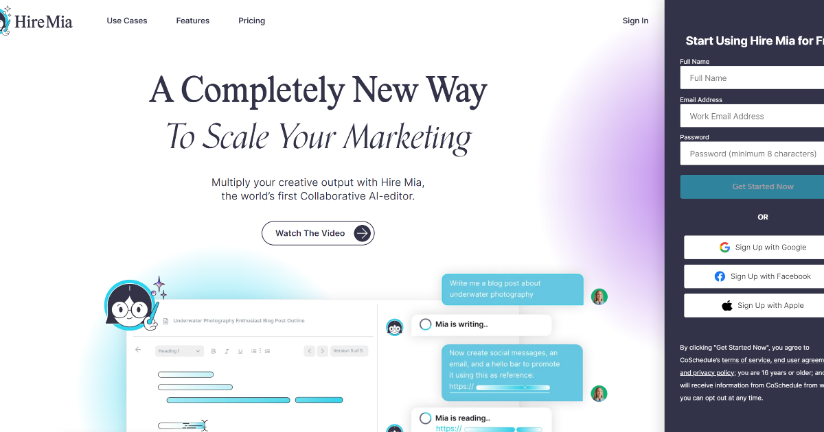 Hire Mia screenshot 1