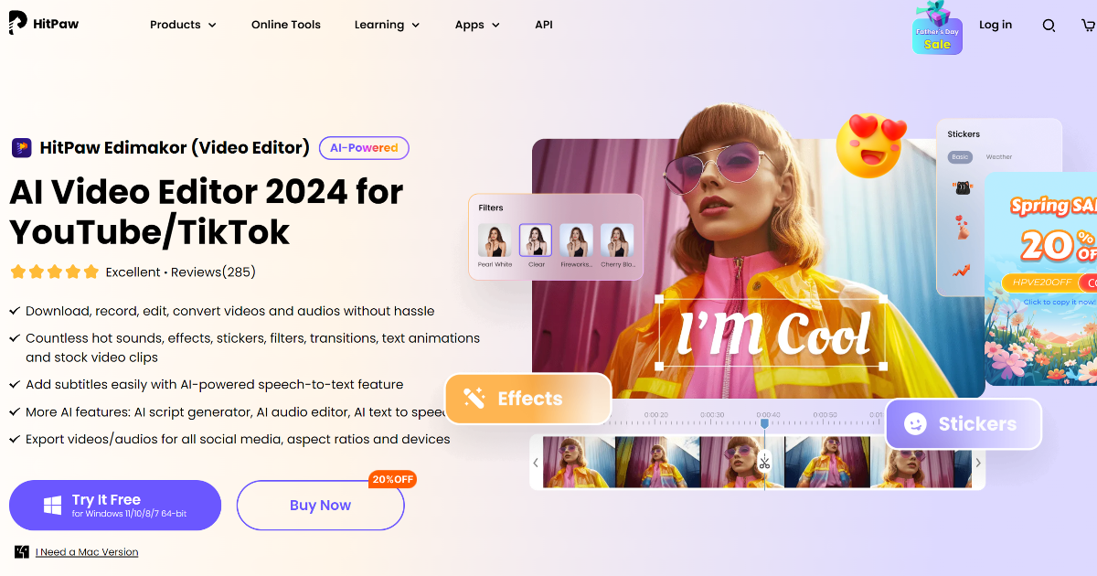 HitPaw Edimakor screenshot 1