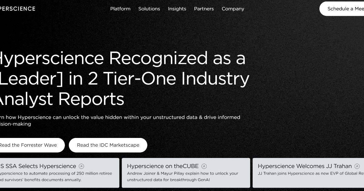 Hyperscience screenshot 1