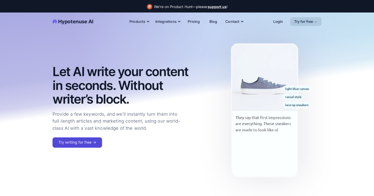 Hypotenuse screenshot 1