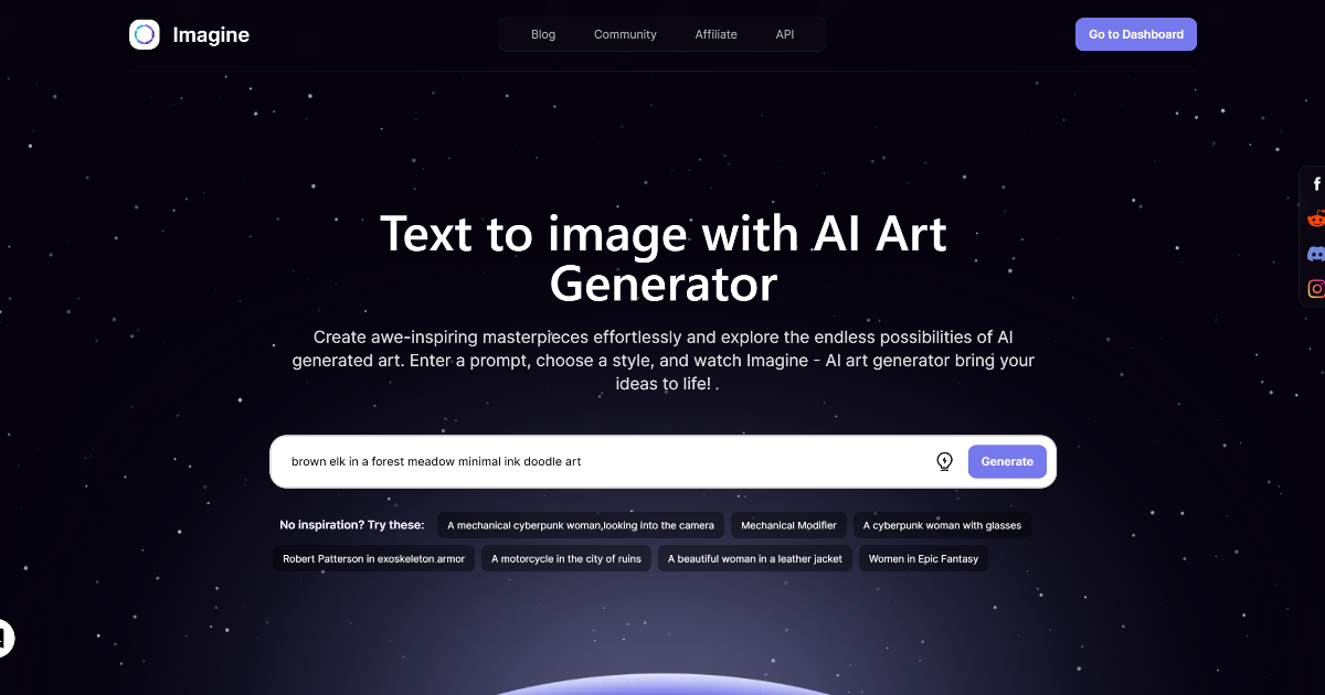 Imagine screenshot 1