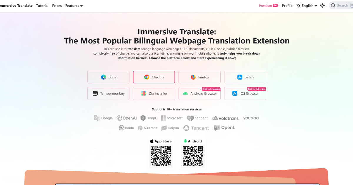 Immersive Translate screenshot 1