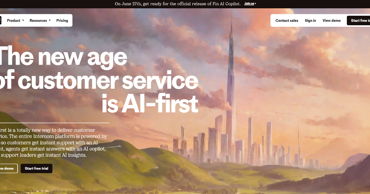 Intercom screenshot 1