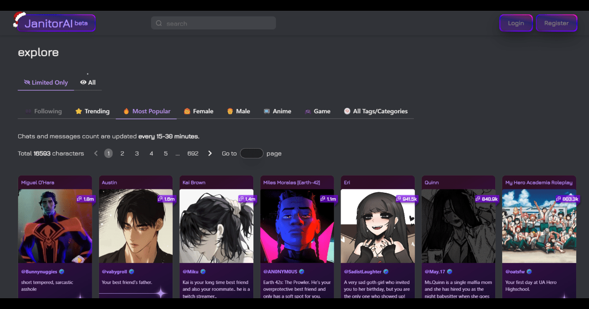 JanitorAI screenshot 1