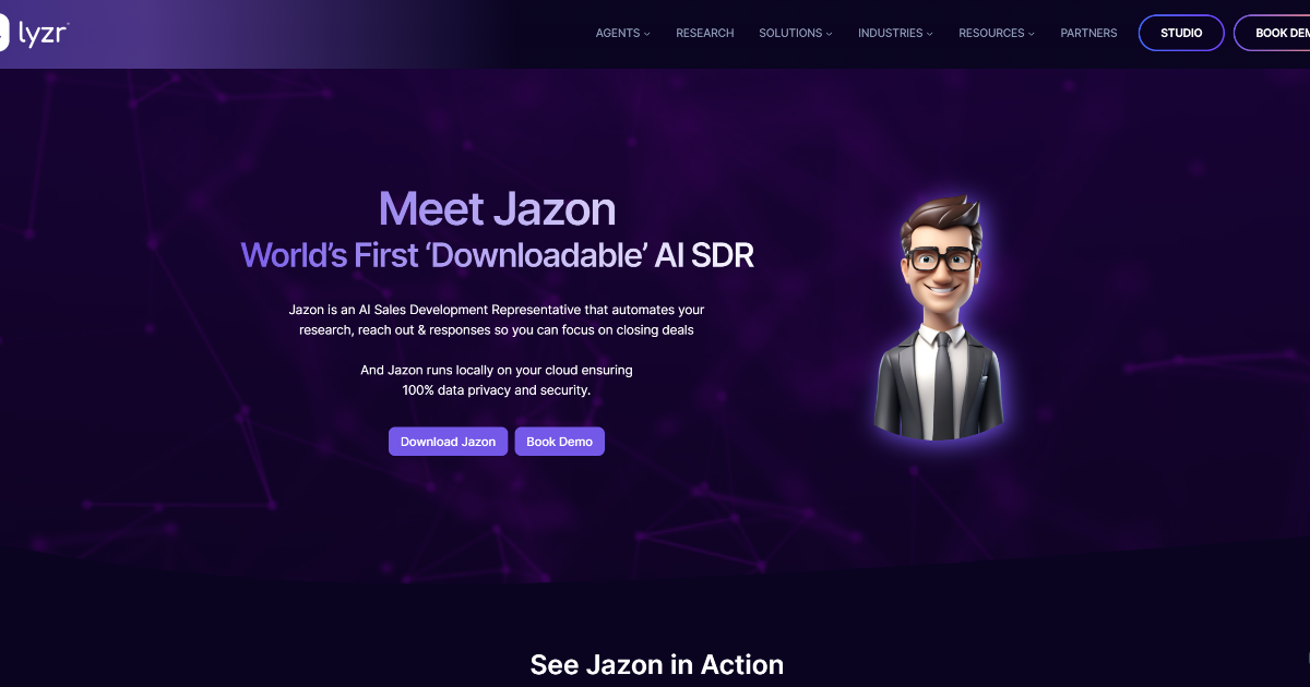 Jazon - AI SDR screenshot 1