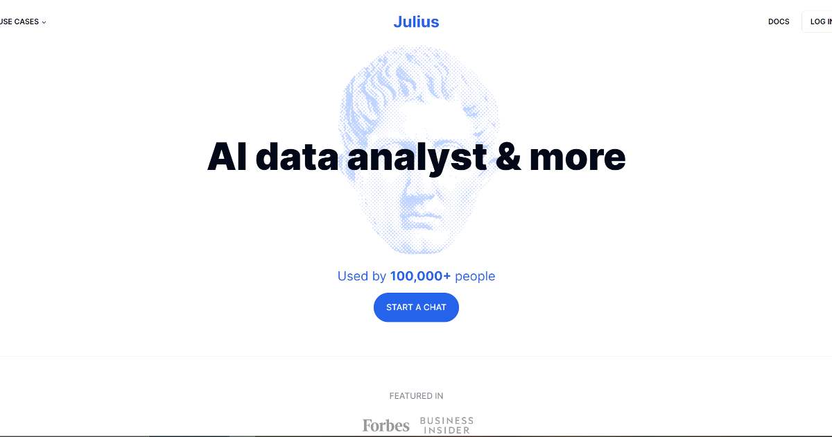 Julius AI screenshot 1