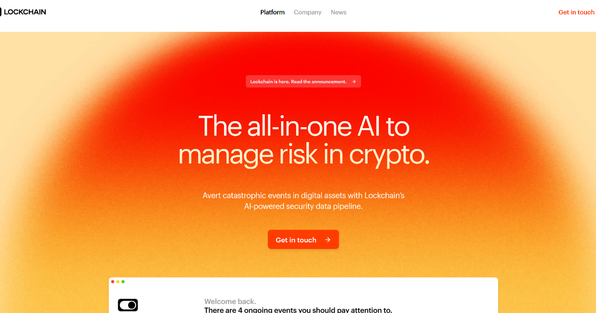 Lockchain.ai screenshot 1