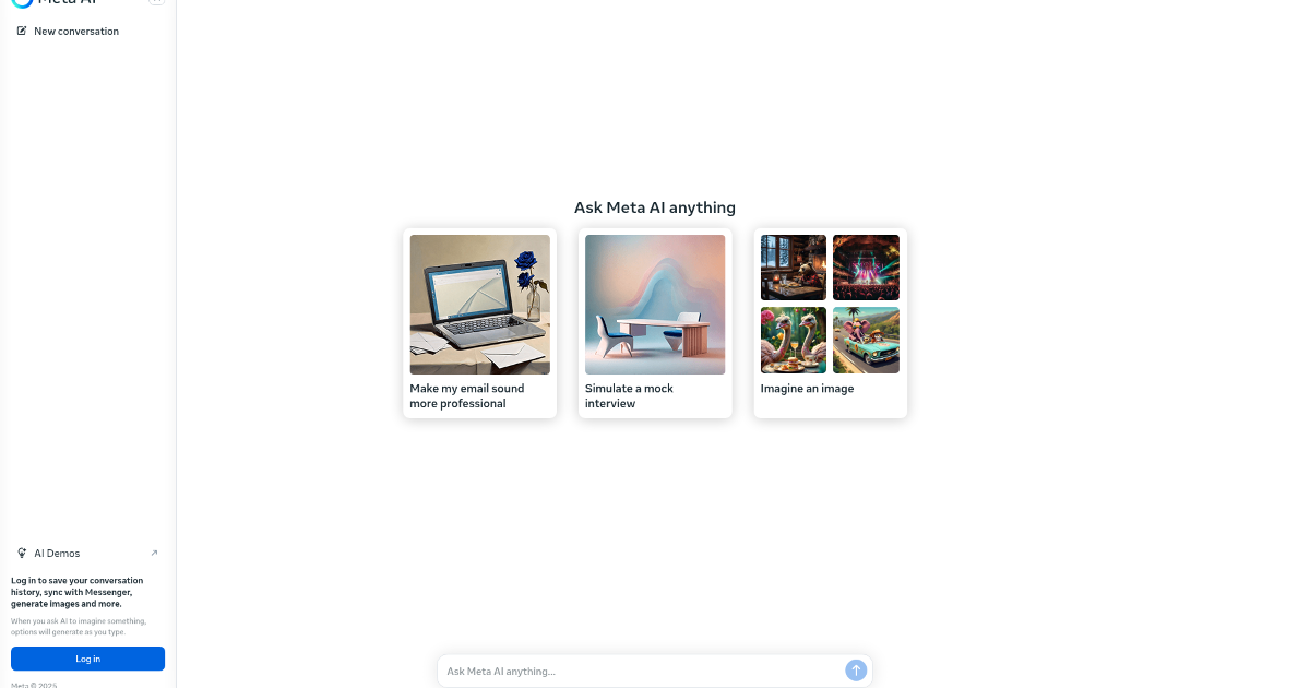Meta AI screenshot 1