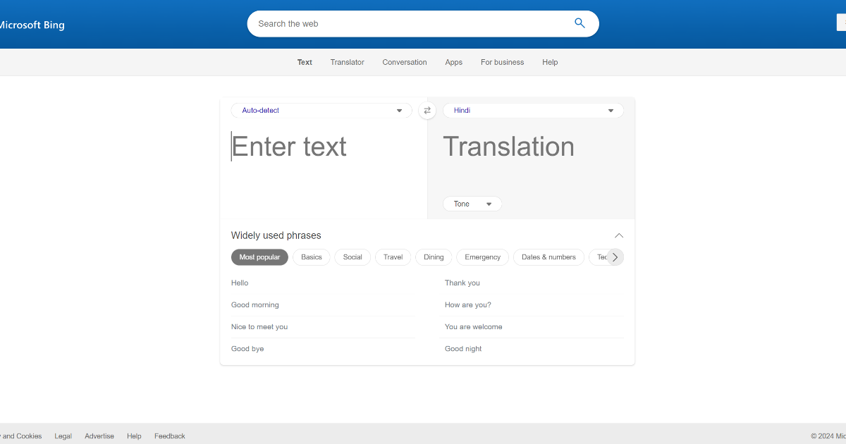 Microsoft Translator screenshot 1
