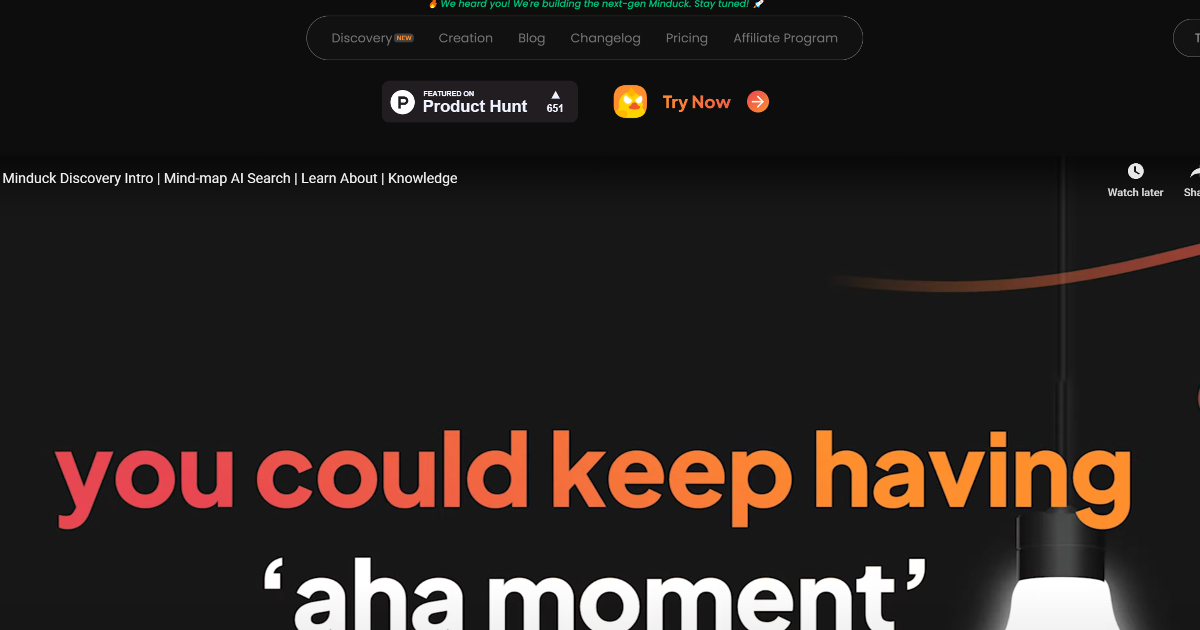 Minduck screenshot 1