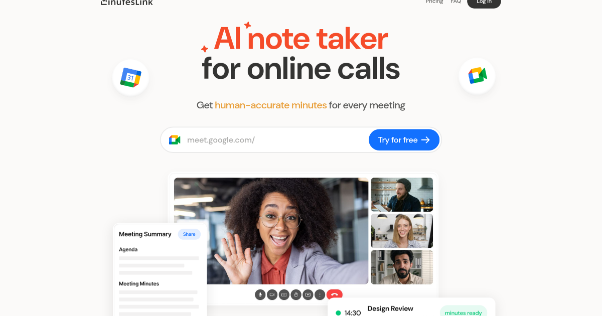 MinutesLink screenshot 1