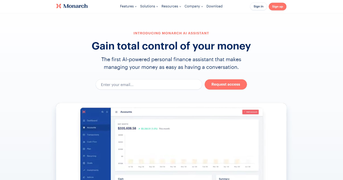 Monarch Money screenshot 1